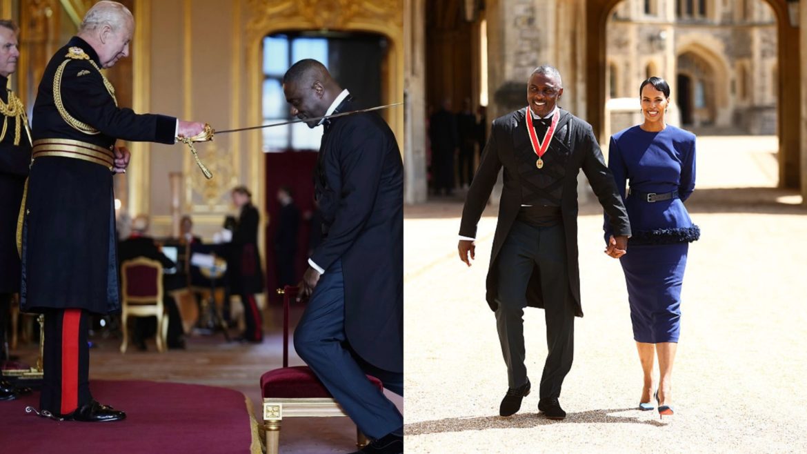 Idris Elba officially knighted by King Charles at Windsor