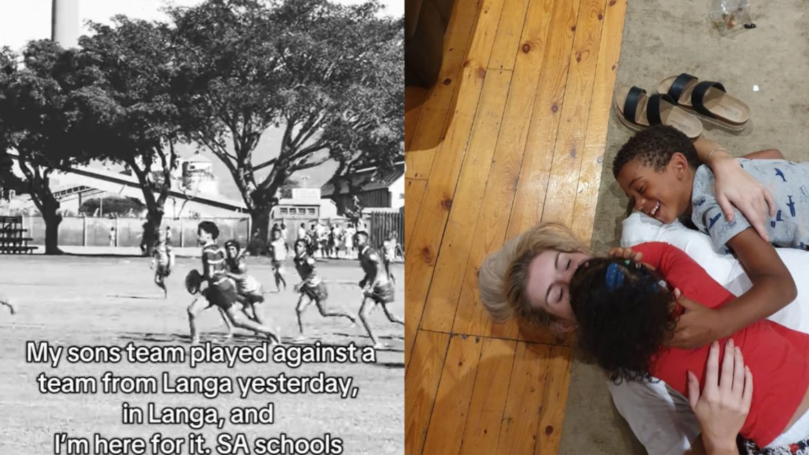 Nicholas Kolisi plays rugby in Langa and Rachel says we should all do more of this