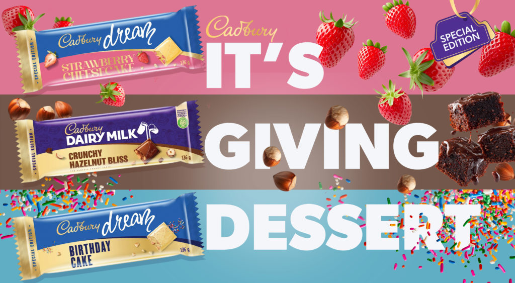 Cadbury’s latest cake-inspired range is ‘giving dessert’