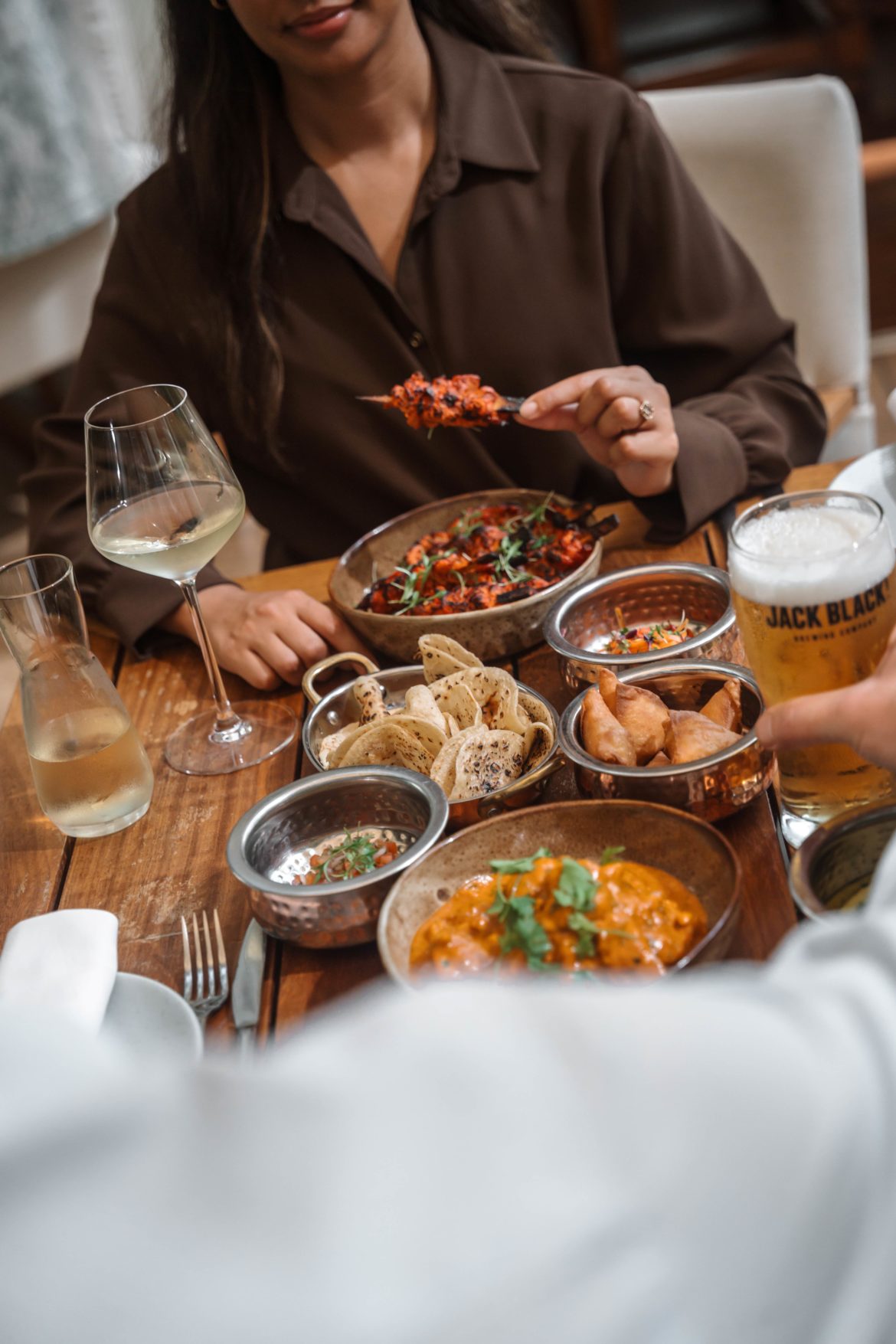 Winter dining at the Vineyard Hotel