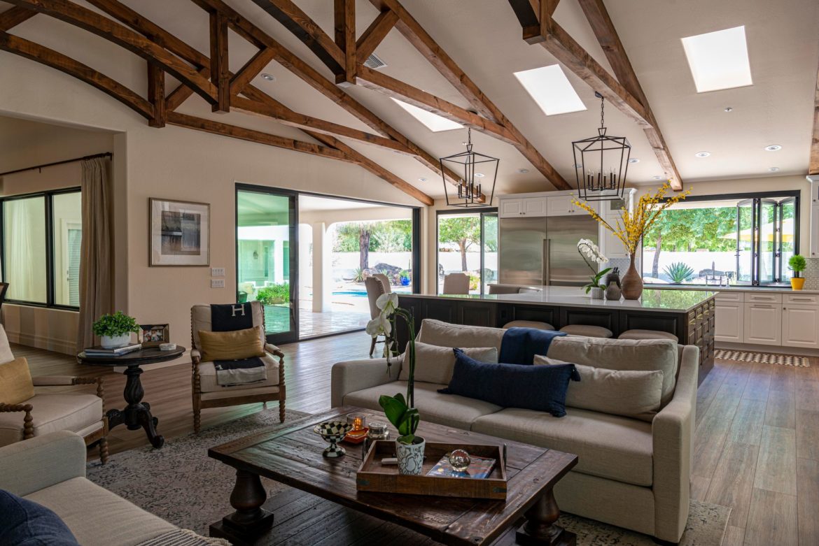 How to divide your open plan home into zones that actually work