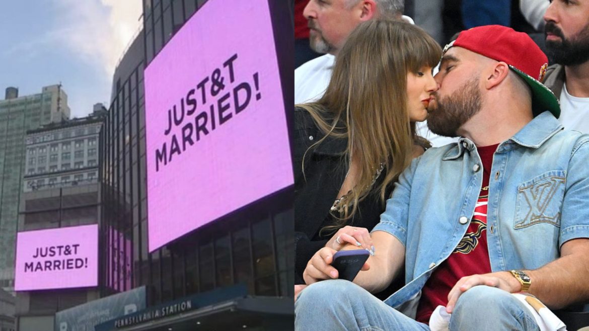 Taylor Swift and Travis Kelce marry at MSG