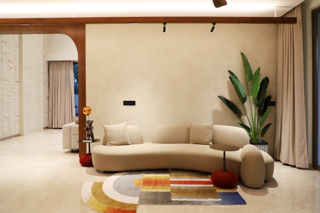 How to style curved furniture for a soft, feminine interior